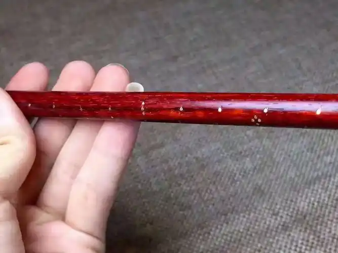 青子龙 小叶紫檀水波呢料称心如意实木杆称长39.5中药材称 厨房秤