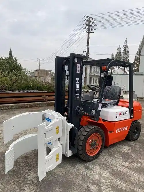 合力抱夹叉车 升高3米圆夹抱叉车 卡斯卡特圆抱夹