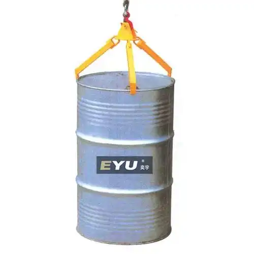 0成交0件dm500b叉车吊装塑料圆桶吊具简易吊桶器油桶钢板钳子吊车油桶