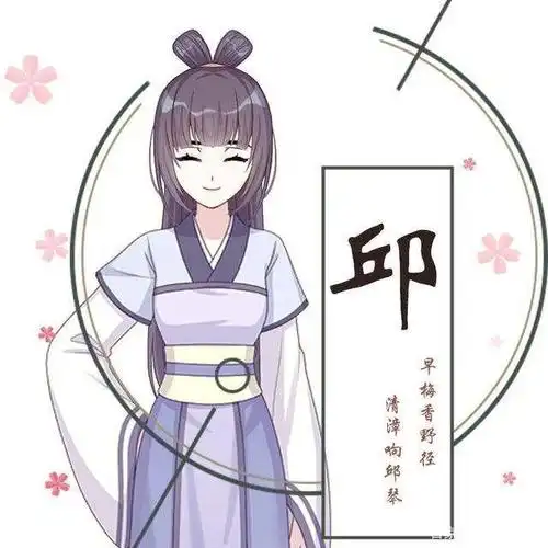 古风姓氏卡通头像壁纸 快来寻找你的专属头像吧