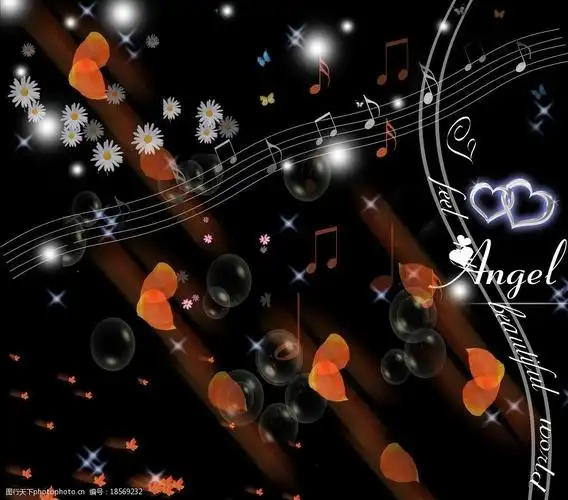 漂亮的梦幻星光艺术背景图片