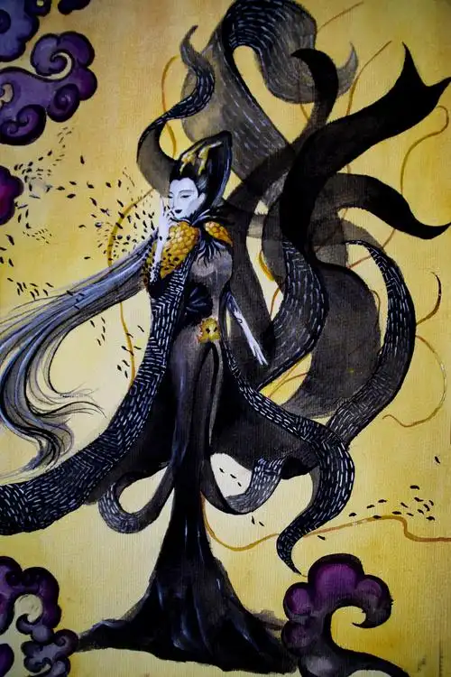 三打白骨精看过吗,这个就是巩皇大人的肖像,画技拙略,献丑了.推 荐