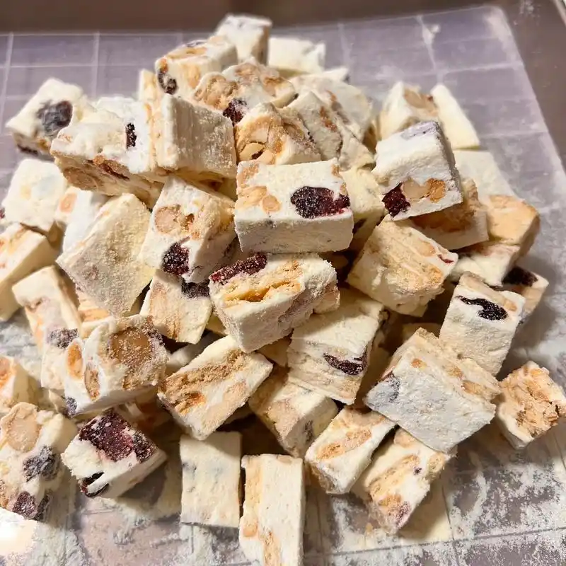 欢迎来砸单07#好吃到停不下来 #纯手工制作美食 #雪花酥 - 抖音