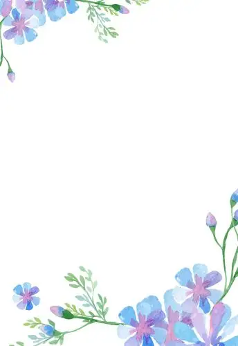 清新蓝色花朵背景背景素材免费下载(图片编号:8681784)-六图网