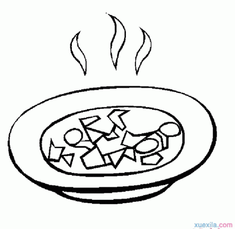 十堰三合汤简笔画