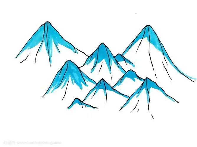 儿童怎么画喜马拉雅山