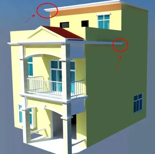 屋檐的造型,图中凸出部分厚度和长度一般为多少mm?