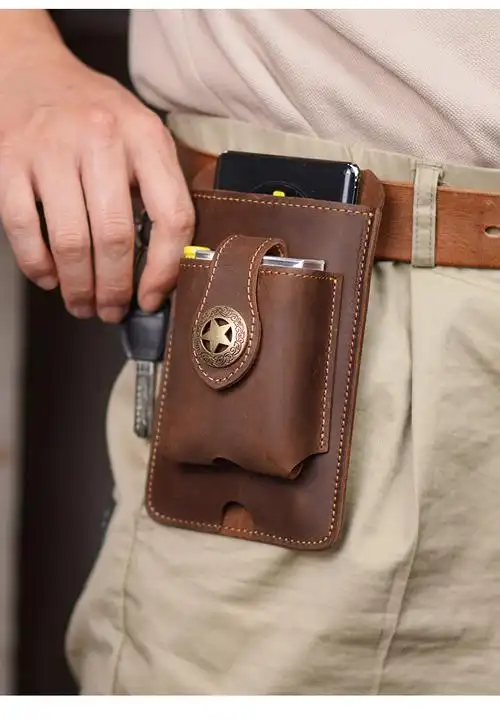 手机包工地手机包男腰包烟盒钥匙包夏天男士干活工地腰间小包装放手机