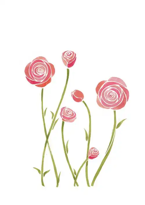 清新风格玫瑰 143天前 30 0 0 北京  |  平面设计师 玫瑰  装饰性插画
