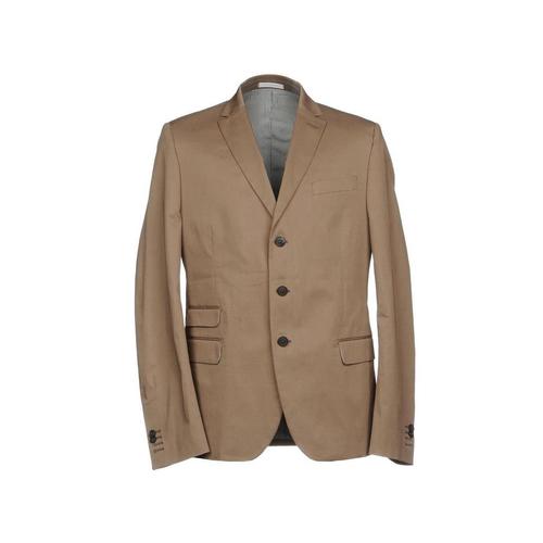 daniele alessandrini男款浅棕色翻领西服|blazer