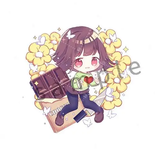 undertale周边 传说之下sans钥匙扣徽章 frisk 蓝莓 fell挂件ink 小羊