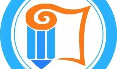 四年级一班书笔造型组合简约班徽图案设计