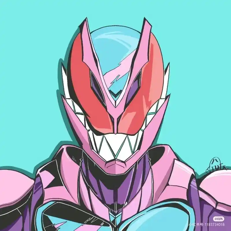 假面骑士 #卡面来打 #头像 #极狐 #w  - 抖音