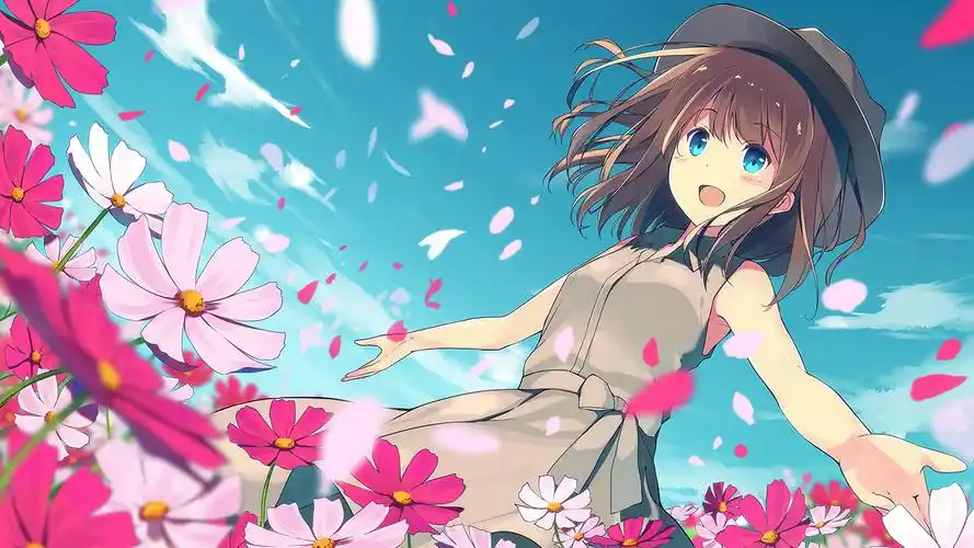 高清二次元美女同人创作精选宽屏壁纸-卡通动漫-壁纸下载-美桌网