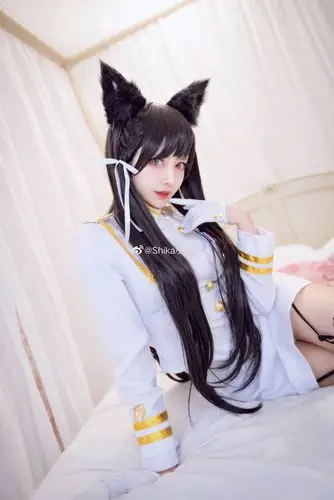 cosplay碧蓝航线 爱宕,黑丝美腿美女姐姐