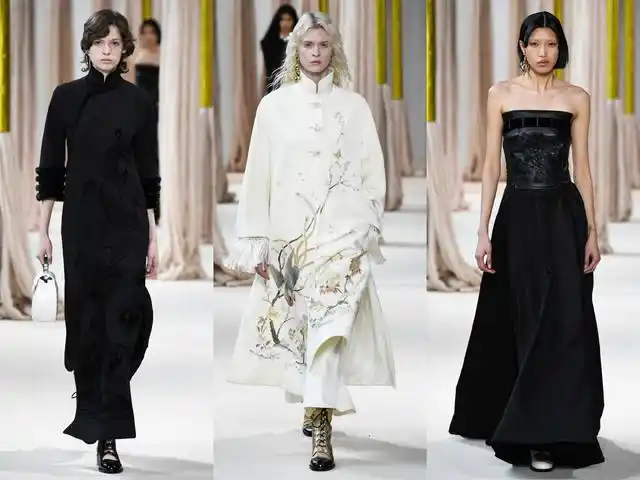 巴黎时装周上的东方美学shiatzychen夏姿陈2023秋冬女装秀
