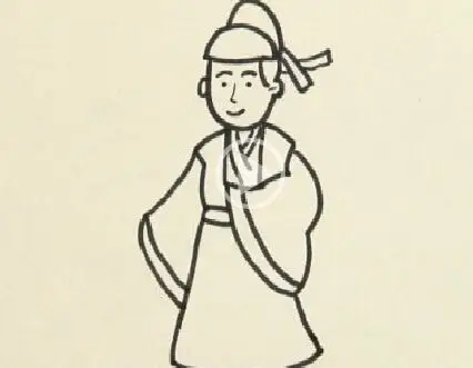 京剧许仙简笔画