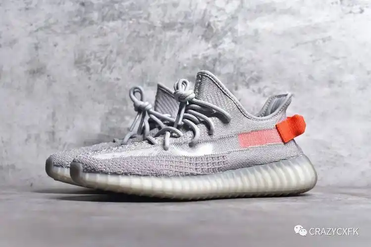 yeezy 350 v2 boost tail light 椰子欧洲限定运动鞋_橙色_灰色