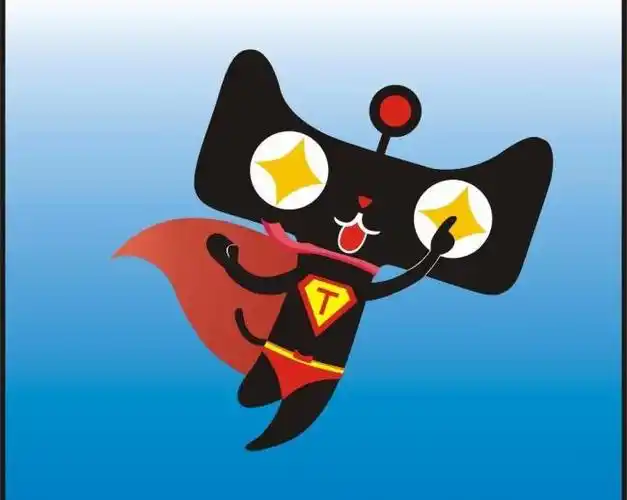 手机天猫矢量图图片