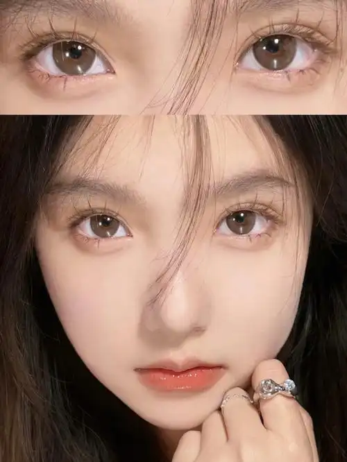 圆溜溜的茶色小鹿眼太招人稀罕了