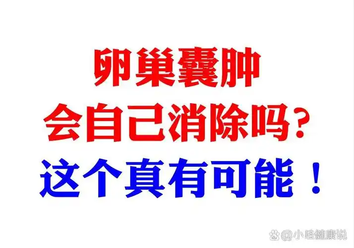 卵巢囊肿会自己消失吗71这个还真有可能6015
