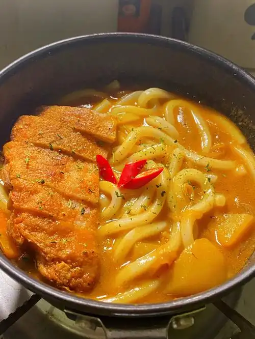 鸡排要脆乌冬要弹75香浓冬日咖喱乌冬面