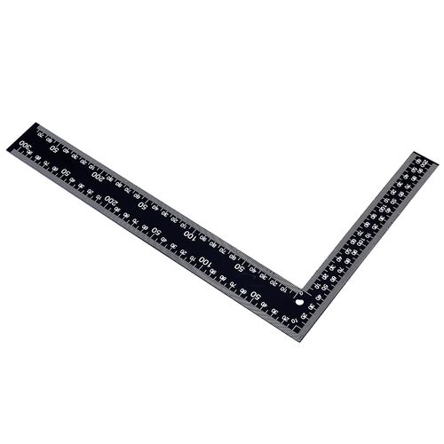 工具直角钢尺宽口角尺打板划线裁切手缝牛皮角尺