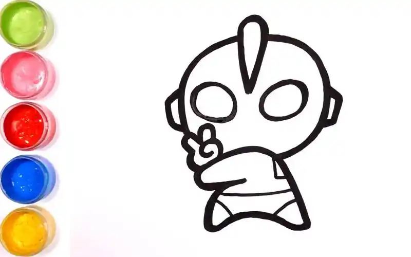 开心超人简笔画 开心超人简笔画图片大全人物