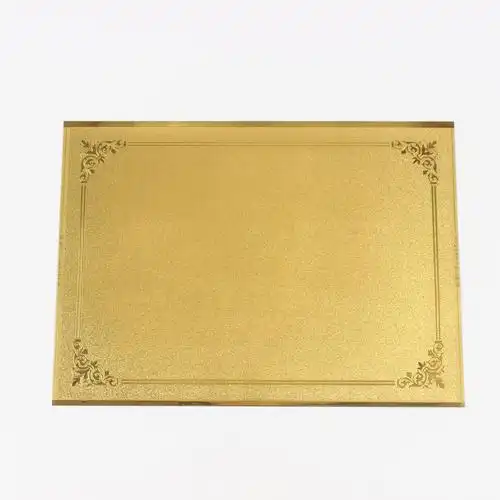 现货 志鹏厂家供应奖牌金箔纸材料 空白旧沙 新沙 平雕浮雕金银箔