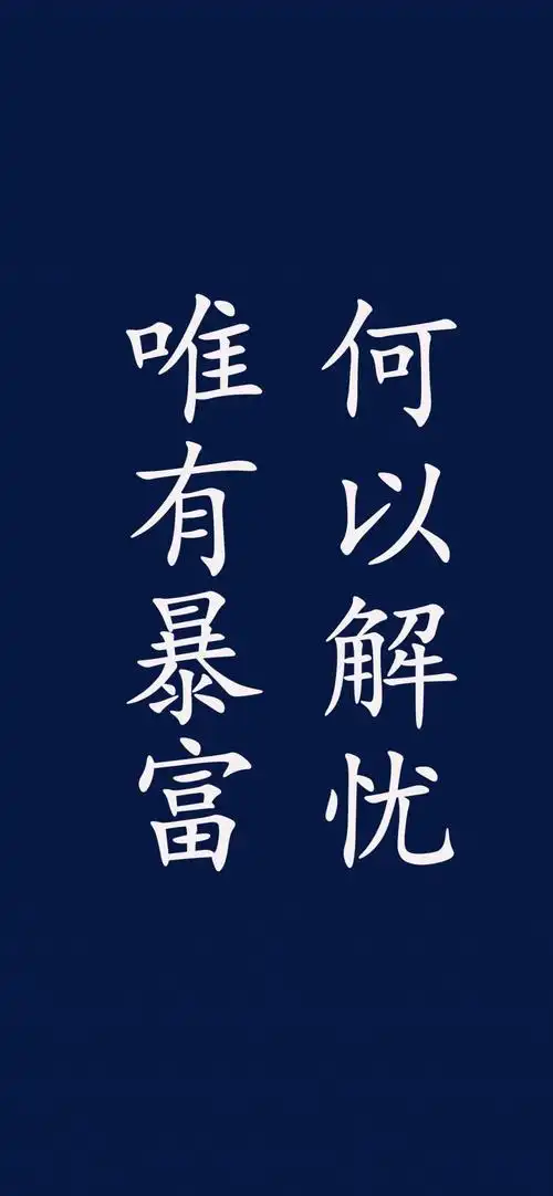 何以解忧,唯有暴富