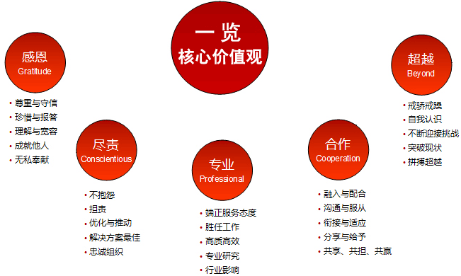 一览核心价值观