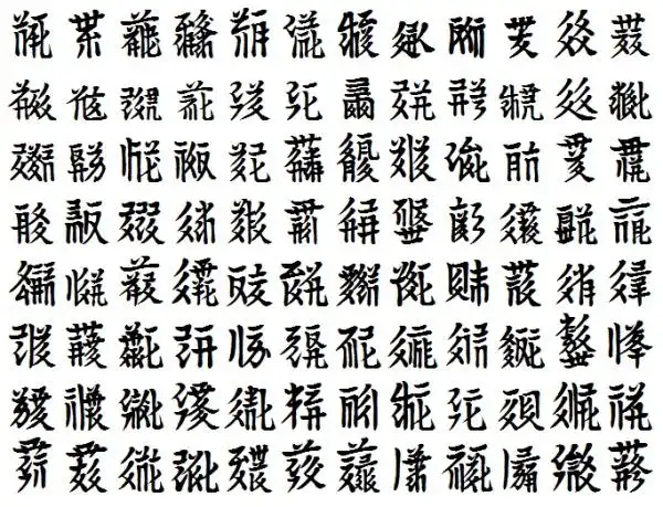 你看到西夏文是什么感觉,外国人看到汉字就是什么感觉.
