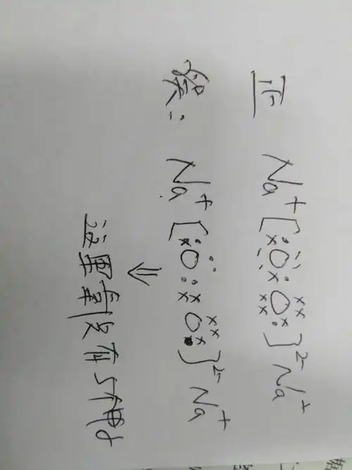 过氧化钠的电子式可以这样子写么?共用电子对数量是由什么决定的?