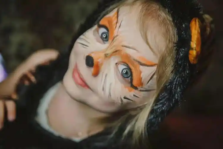 现货女孩可爱老虎裙动物主题六一儿童节万圣节派对表演演出服装