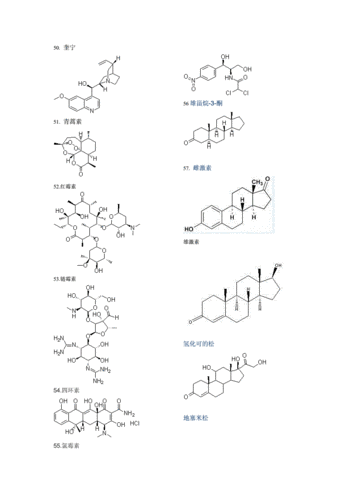 药物化学药物结构式介绍.doc 6页