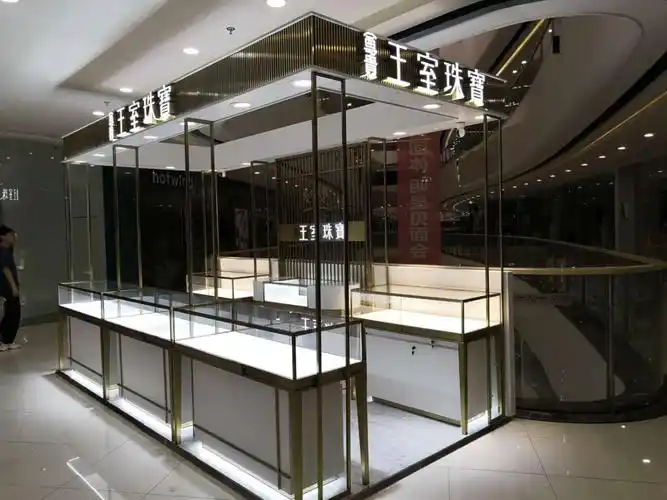商场珠宝展柜 柜台柜台 轻奢品货架 谷德设计制作