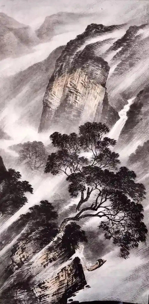 世外桃源--马骏的山水画