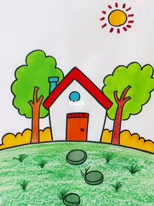 简笔画小房子