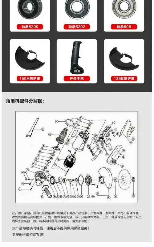 东成电动工具配件角磨机s1m-ff-150a/s1m-ff02-125b原装转子/定子