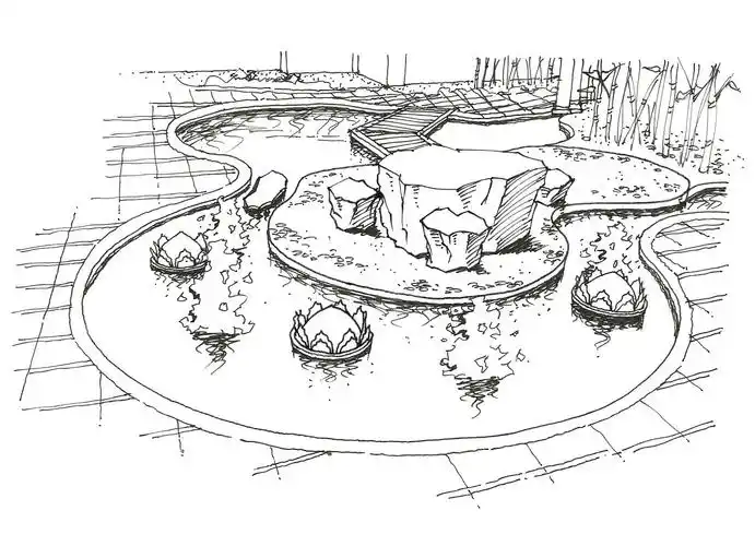 景观手绘作品|空间|景观设计|月野兔v_原创作品-站酷zcool