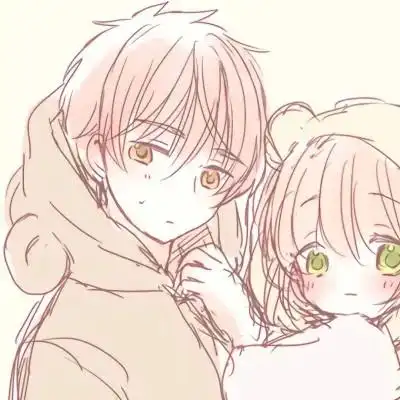 一左一右配对动漫幸福甜蜜情侣头像