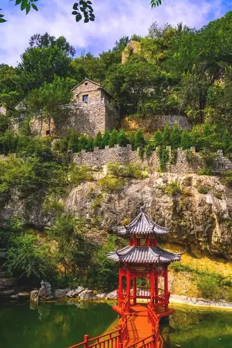 天上古村落牛记庵