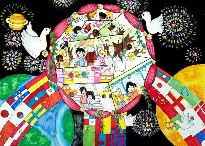 2018·全国少年儿童世界和平海报作品征集活动