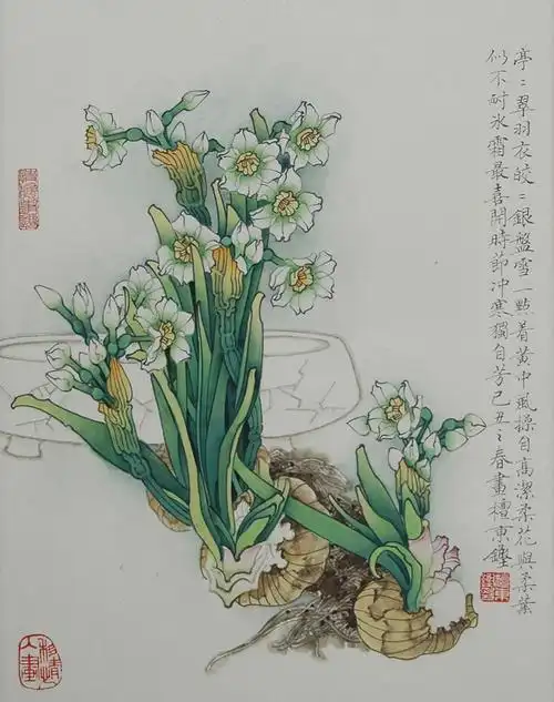 【转载】檀东铿工笔花鸟作品欣赏