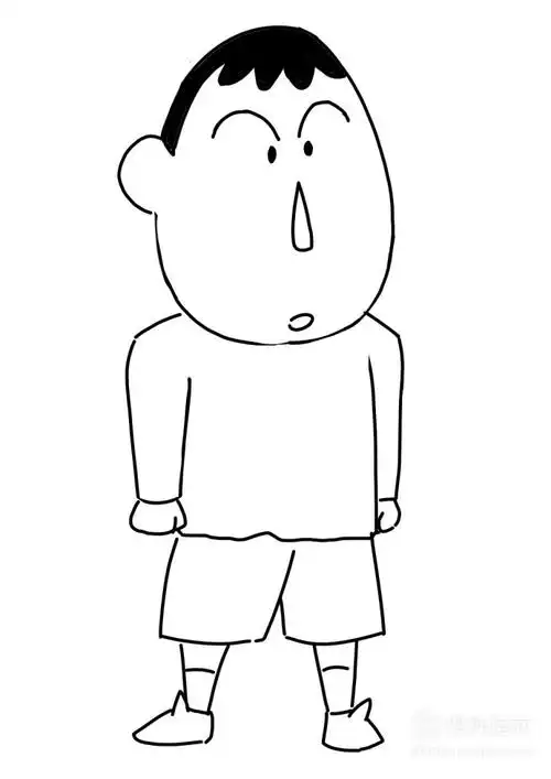 卡通简笔画阿呆怎么画优质