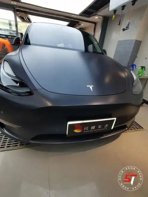 闪蝶车衣m600哑光隐形车衣汽车贴膜特斯拉