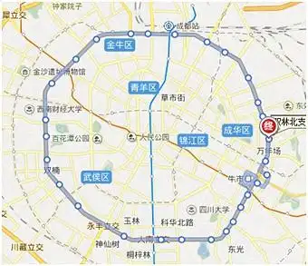 (brt)是沿二环路高架公交专用道环形线行驶,有k1k1a,k2k2a两条线,一