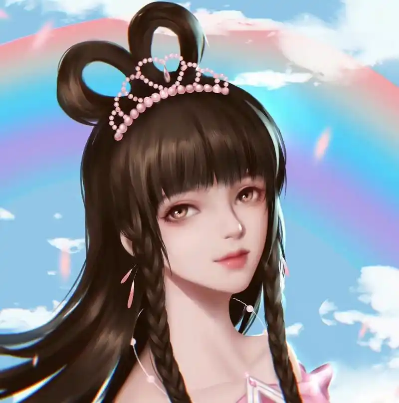 叶罗丽:王默同人图风格多变,日常服清纯可爱,皇冠配礼服太性感