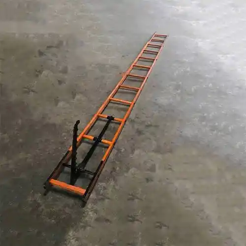 抢险救援逃生消防梯消防竹制3米竹质单杠梯训练扑救火灾挂钩梯