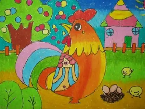 大公鸡简笔画图片大全彩色 大公鸡简笔画画法步骤